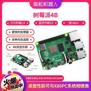 樹莓派4B 2G 微控制器 Raspberry Pi 4 Model B 2GB AI開發板